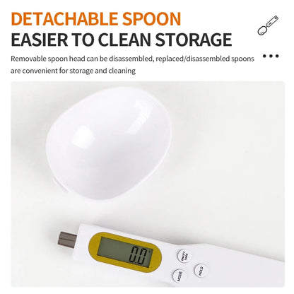 500g 0.1g Electronic Spoon Scale LCD Digital Kitchen Scale Weight Measuring Spoon Mini Kitchen Tool for Milk Coffee Food