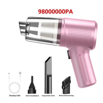 [Rechargeable Handheld Car Vacuum] Portable car vacuum cleaner rechargeable handheld car vacuum cleaner, wireless vacuum cleaner