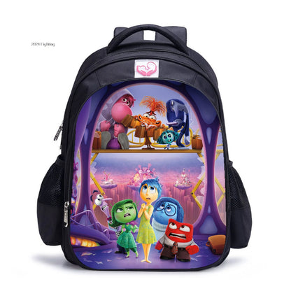 16inch Inside Out 2 Backpacks Boys Girls Cartoon Primary School Bags Orthopedic Kids Grade 1-6 Mochilas