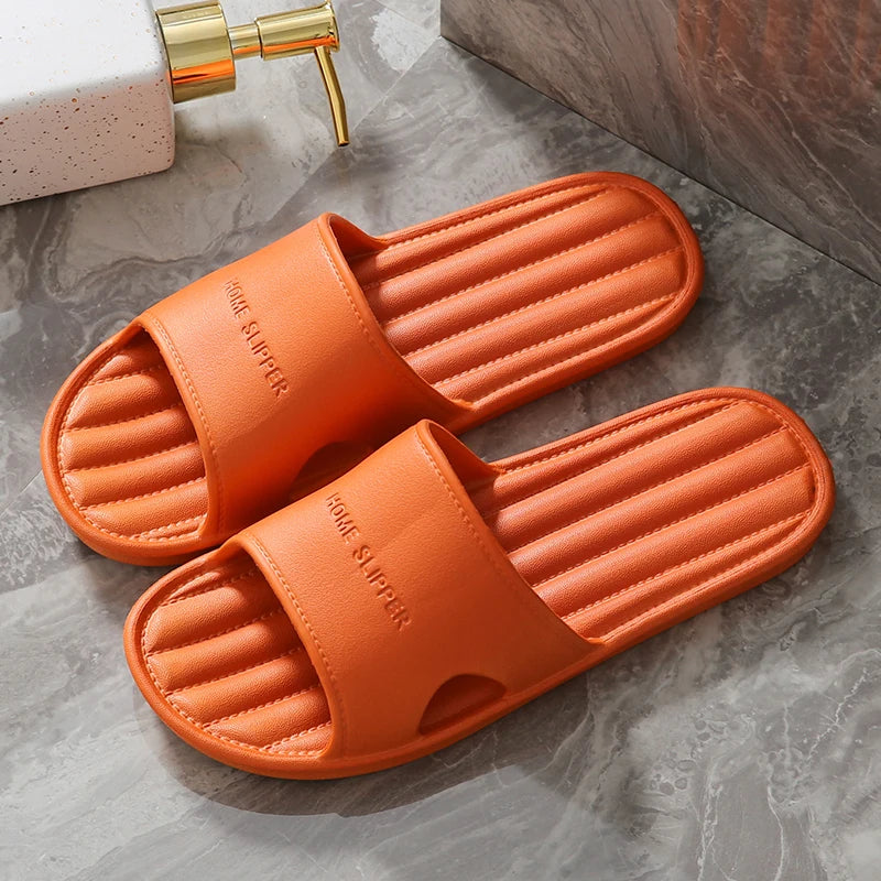 New Slippers Women Summer Beach Sandals Bathroom Home Non slip EVA Floor Flat Shoes Suitable Indoor and Outdoor