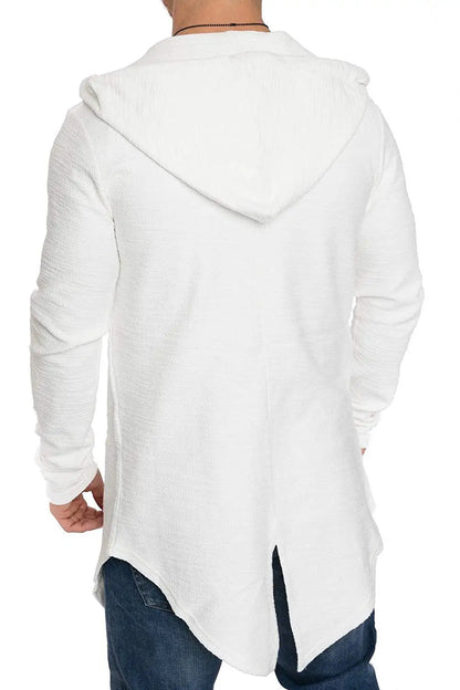 2024 New Spring Men's Classic Fashion Trend Long Windbreaker Men Casual Loose Large Size High-Quality Hooded Coat ﻿jacket