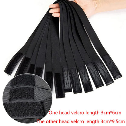 5PCS Wig Band For Edges Melt Band For Lace Wigs Adjustable Magic Sticker Edge Slayer Band 3cm Width Elastic Band