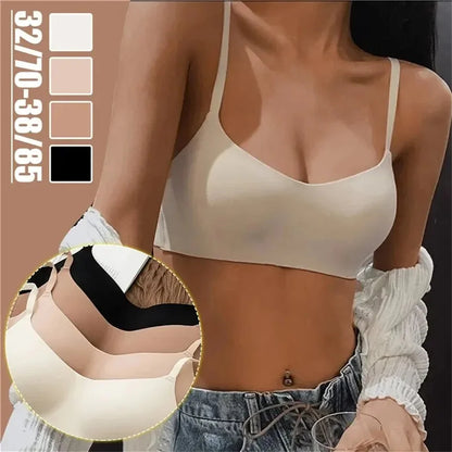 Seamless Tube Top Bras Women Underwear Small Chest Bras Women's Upper Support Bra Non-Wire Female Sexy Lingerie Solid Intimates