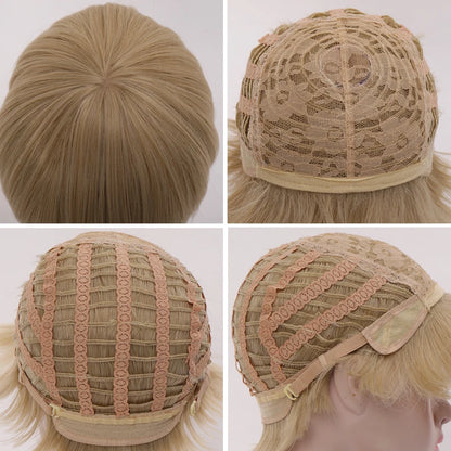 TALANG Men's Synthetic Wigs Short Straight Bangs For Male Boy Cosplay Anime Daily Party Wig Heat Resistant
