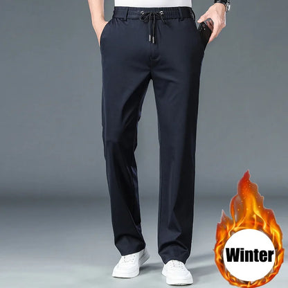 Winter 10XL Oversize Men's Formal Pants Trousers For Men Casual Dress Tailoring Clothes Social Suit Clothing Slacks Pants  Mens