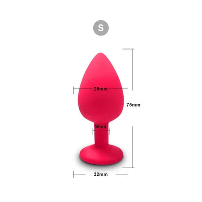 3 Size Silicone Butt Plug Anal Plug Unisex Sex Stopper Adult Toys for Men/Women Anal Trainer Prostate Massager Dildo for Couples