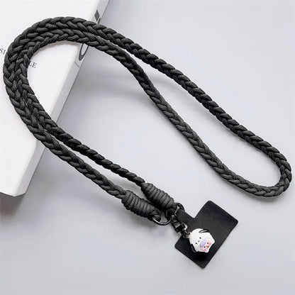 Can Be Carried Outdoor Mountaineering Mobile Phone Lanyard Women's Belts Woven Hanging Ornaments Anti Loss Lanyards Neck Strap