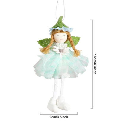24cm Easter Flower Bunny Ornaments Pink Yellow Gauze Skirt Bunny Easter Party Decor Supplies Home Desktop Decorations Kids Gifts