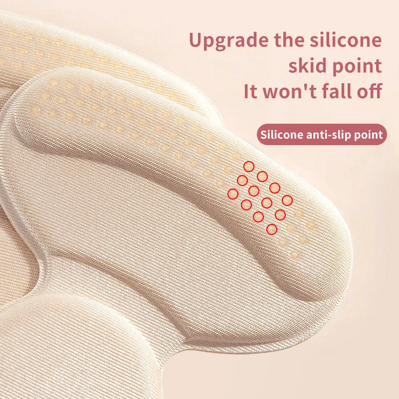 1 Pair T-Shape Anti-wear Pads for Women Foot Heel Pad Sports Shoe High Heels Back Sticker Pain Relief Protector Cushion Insoles