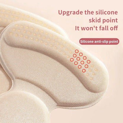 1 Pair T-Shape Anti-wear Pads for Women Foot Heel Pad Sports Shoe High Heels Back Sticker Pain Relief Protector Cushion Insoles