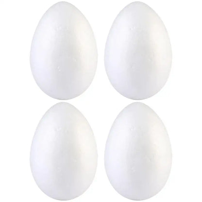 2/3/4 Pcs 15cm 20cm DIY Eggs White Foam Balls Eggs Easter Modeling Shapes Egg Ornaments Kids Painting Party Decorations
