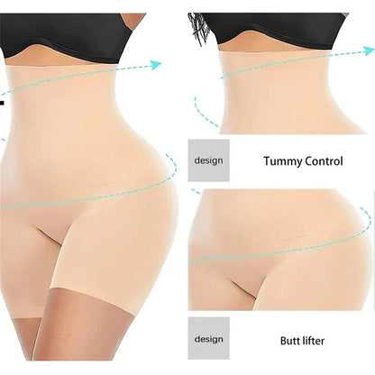 Women High Waist Shaper Shorts Breathable Body Shaper Slimming Tummy Underwear Panty Shapers Sexy Buttocks Lifting Thighs Shorts
