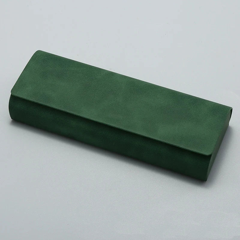1pc Hand Shell PU Leather Glasses Protector Case Durable Portable Storage Bag Eyewear Holder Protective Eye Glasses Case