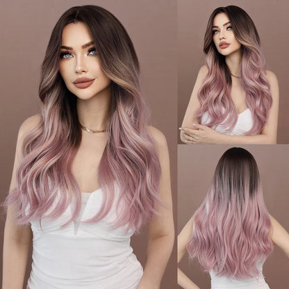 NAMM Barbie Wig Long Blonde Wigs For Women Popular Synthetic Wig for Daily Cosplay Halloween High Density Hair