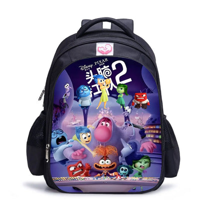 16inch Inside Out 2 Backpacks Boys Girls Cartoon Primary School Bags Orthopedic Kids Grade 1-6 Mochilas