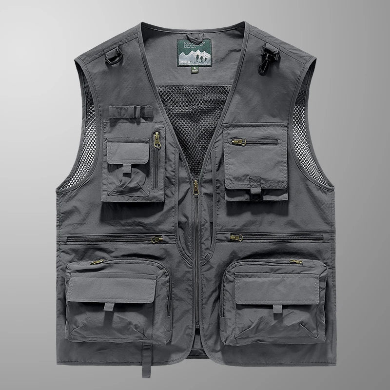 2024 New Spring, Autumn, and Summer Versatile Items in Stock, Fashionable and Trendy Wearing Vests, Jeep Men's Wear, Shopping an