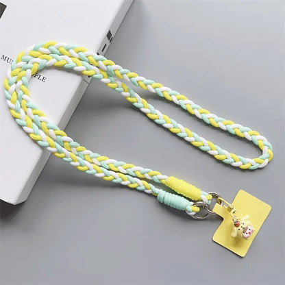 Can Be Carried Outdoor Mountaineering Mobile Phone Lanyard Women's Belts Woven Hanging Ornaments Anti Loss Lanyards Neck Strap