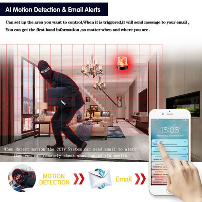 AHD Camera 5MP High Definition Wired Home Surveillance Infrared Night Vision BNC CCTV Security Outdoor Dome Camera Waterproof