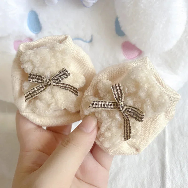 New Baby Infant Socks Cute Bear Newborn Boy Girls Short Sock Kids Toddler Soft Cotton Animal Design Children's Breathable Socken