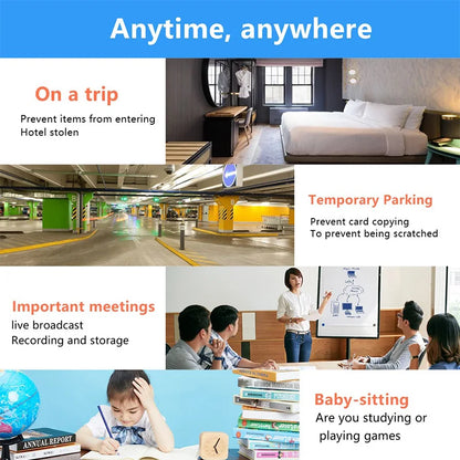 1080P HD Mini Camera Wifi IP Smart Home Indoor Night Vision AI Human Camcorder Audio Video Wireless Security Surveillance Camera