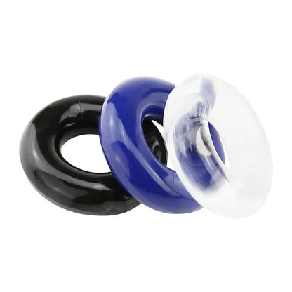 3pcs Crystal Cock Ring Delay Ejaculation Penis Rings For Men Male Flirting Adult Supplies Sex Toys 18+