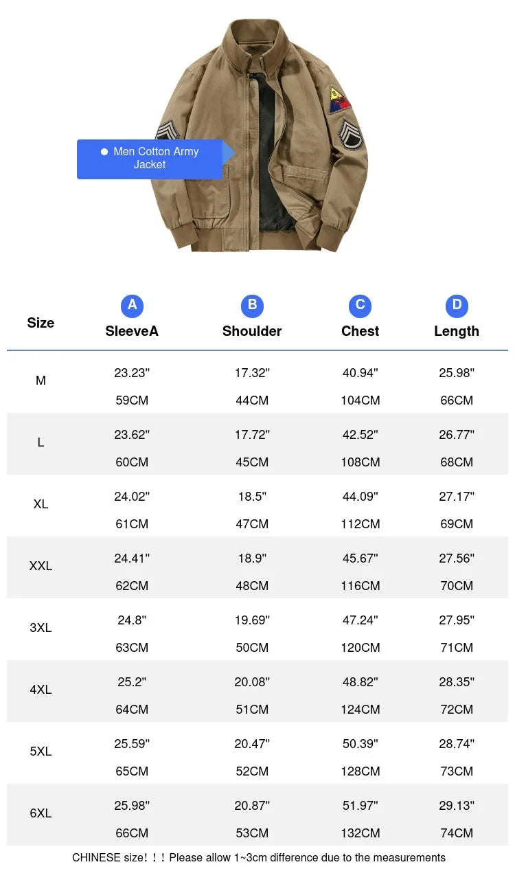 Autumn Men's Bomber Jacket Casual Male Outdoor Windbreaker Baseball Coats Fashion Retro Men Cotton Ma-1 Pilot Jackets  Clothing