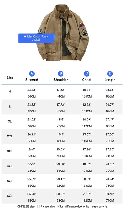 Autumn Men's Bomber Jacket Casual Male Outdoor Windbreaker Baseball Coats Fashion Retro Men Cotton Ma-1 Pilot Jackets  Clothing