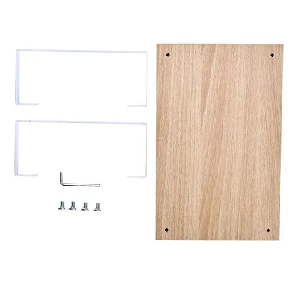 Multiple sizes desktop computer with elevated laptop display elevated dormitory desktop storage office screen base bracket