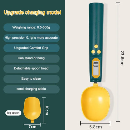 New LCD Digital Measurement Adjustable Weighing Spoon Coffee Powder Scale Baking Scale Electronic Measuring Spoon Kitchen Tools