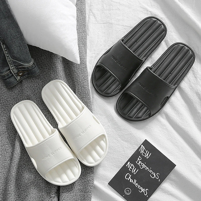 New Slippers Women Summer Beach Sandals Bathroom Home Non slip EVA Floor Flat Shoes Suitable Indoor and Outdoor