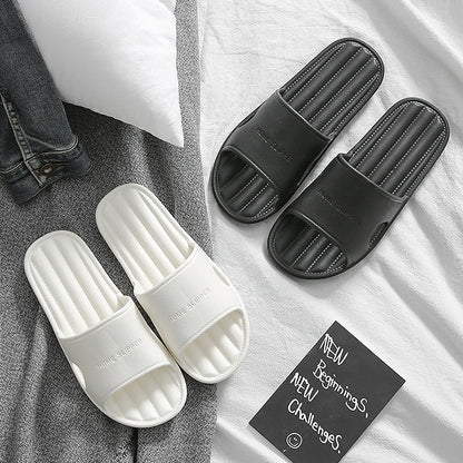 New Slippers Women Summer Beach Sandals Bathroom Home Non slip EVA Floor Flat Shoes Suitable Indoor and Outdoor