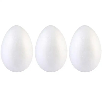 2/3/4 Pcs 15cm 20cm DIY Eggs White Foam Balls Eggs Easter Modeling Shapes Egg Ornaments Kids Painting Party Decorations