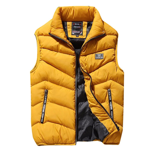 Winter Men's Padded Vest Coats Casual Outdoor Mountain Ski Warm Windbreaker Sleevless Jacket Men Climing Hunting Vests Clothing