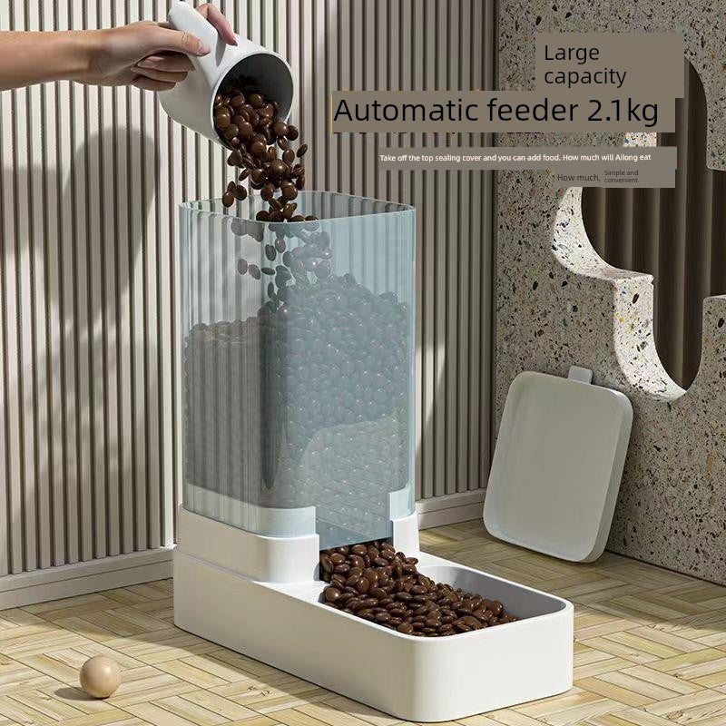 Cat and Dog Water Dispenser Cat Food Automatic Feeder Cat and Dog Bowl Grain Bucket Cat Feeding Pet Drinking Water Handy Gadget