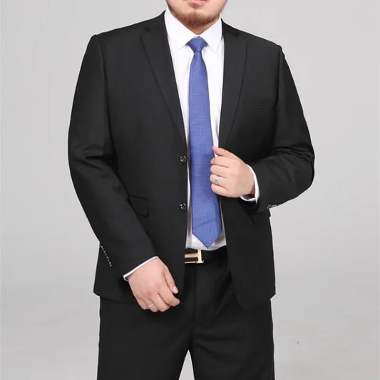 M-10XL Spring New Men's (suit + Trousers) Wedding Fashion Handsome Suit Business Cargo Suit Two Sets Plus Two Sets of Fat Size