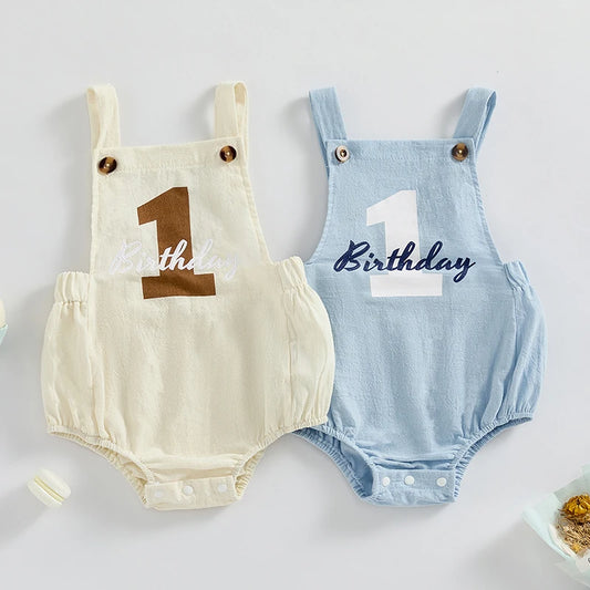 Summer Newborn Infant Baby Girls Boys Romper Letter Print Sleeveless Infant Romper Playsuit Jumpsuit Fashion Baby Clothing