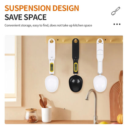 500g 0.1g Electronic Spoon Scale LCD Digital Kitchen Scale Weight Measuring Spoon Mini Kitchen Tool for Milk Coffee Food