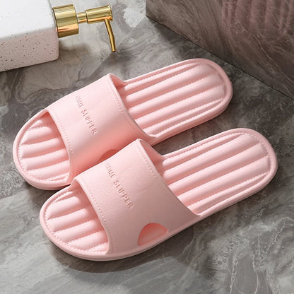 New Slippers Women Summer Beach Sandals Bathroom Home Non slip EVA Floor Flat Shoes Suitable Indoor and Outdoor