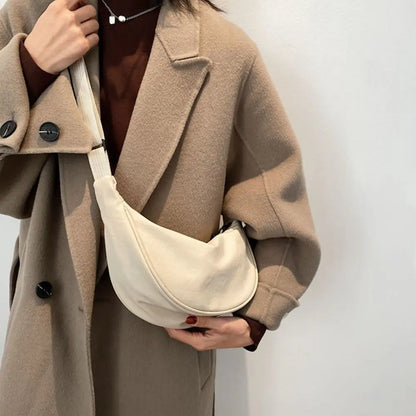 Fashion Nylon Casual Hobos Chest Bag Underarm Bag Crossbody Bag For Women Students Shoulder Cross Body Bag
