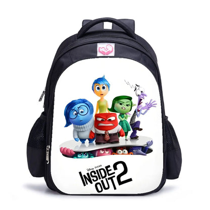 16inch Inside Out 2 Backpacks Boys Girls Cartoon Primary School Bags Orthopedic Kids Grade 1-6 Mochilas