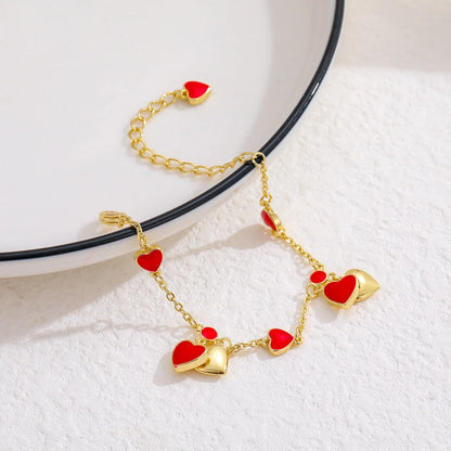 Little Heart Children's Hanging Bracelet Is Cute And Can Be Worn Everyday. Lt's New In Autumn