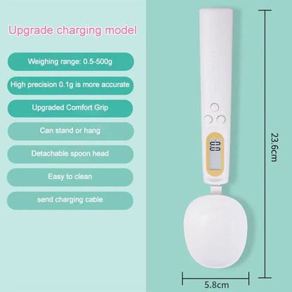 New LCD Digital Measurement Adjustable Weighing Spoon Coffee Powder Scale Baking Scale Electronic Measuring Spoon Kitchen Tools