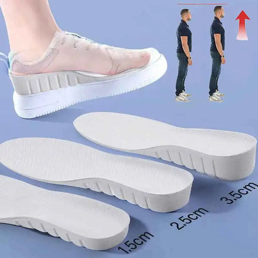2025 Invisiable Height Increase Insoles for Feet Breathable Elevator Height Increase Templates Insoles for Women Men Shoes Pads