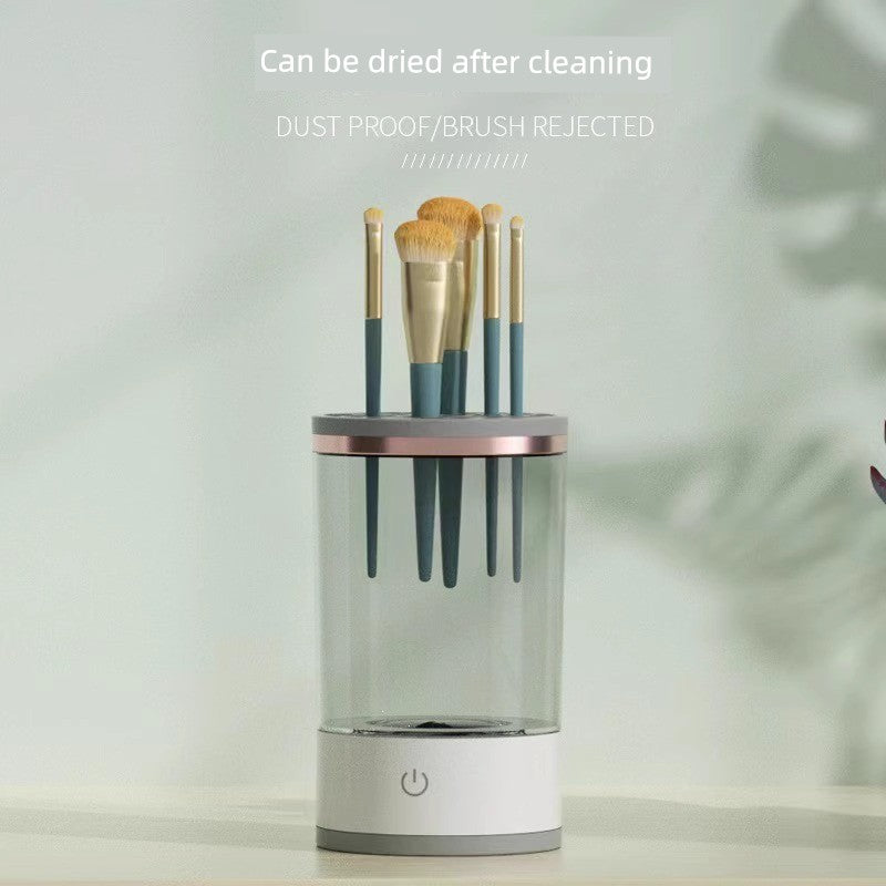 2024 New Arrival Cleanser of Makeup Brush Rechargeable Bean Bag Electric Cleaning Brush Automatic Scourer Quick-Drying Tool