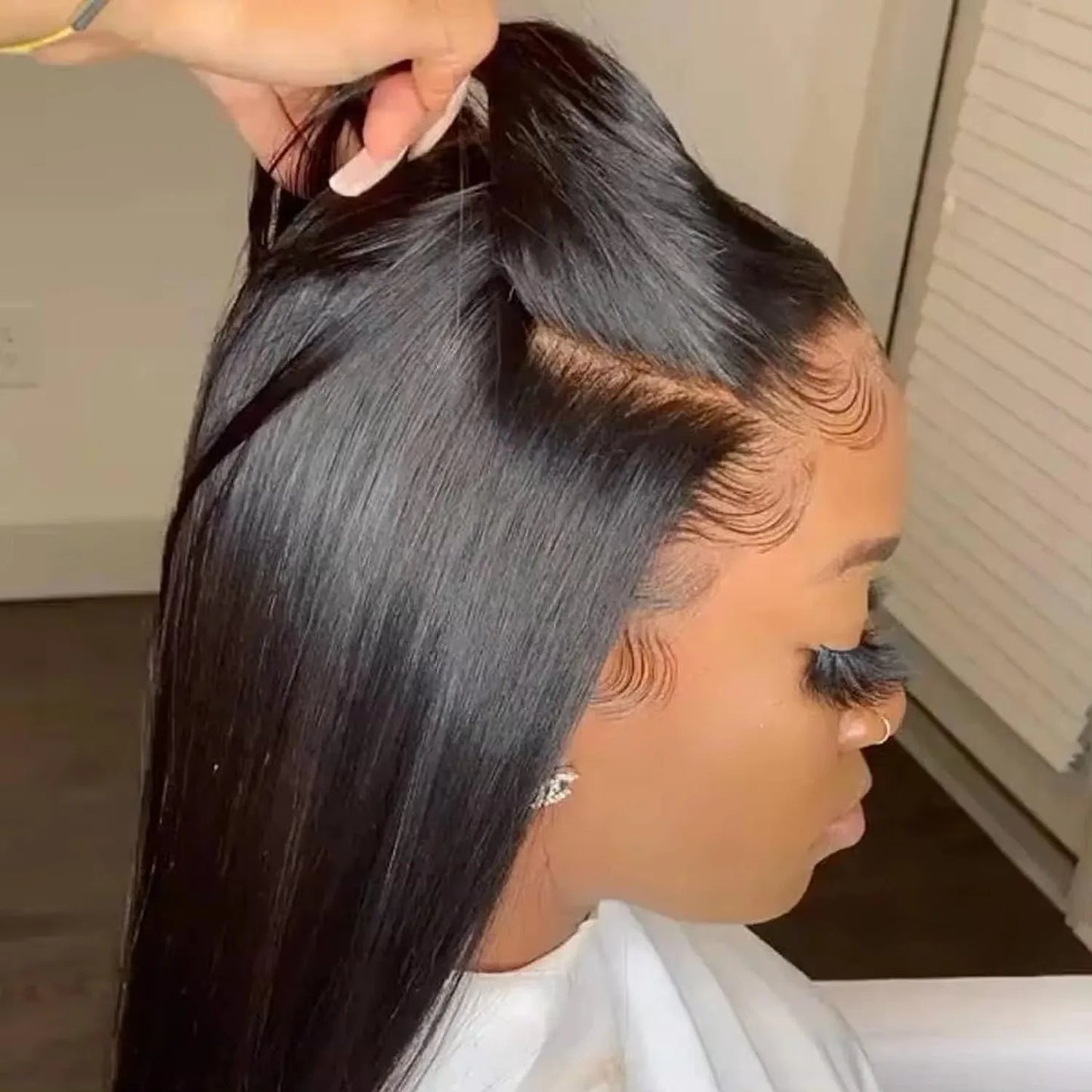 13x4 13x6 Chocolate Brown Lace Front Wigs Bone Brazilian Straight Hair Wigs Lace Frontal Wig Lace Front Human Hair Wig Remy