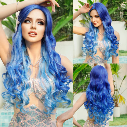 NAMM Barbie Wig Long Blonde Wigs For Women Popular Synthetic Wig for Daily Cosplay Halloween High Density Hair