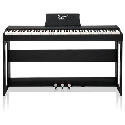 Glarry GDP-104/A-815 88-key Heavy Hammer Keyboard Vertical Black Electric Piano Without Cover United States