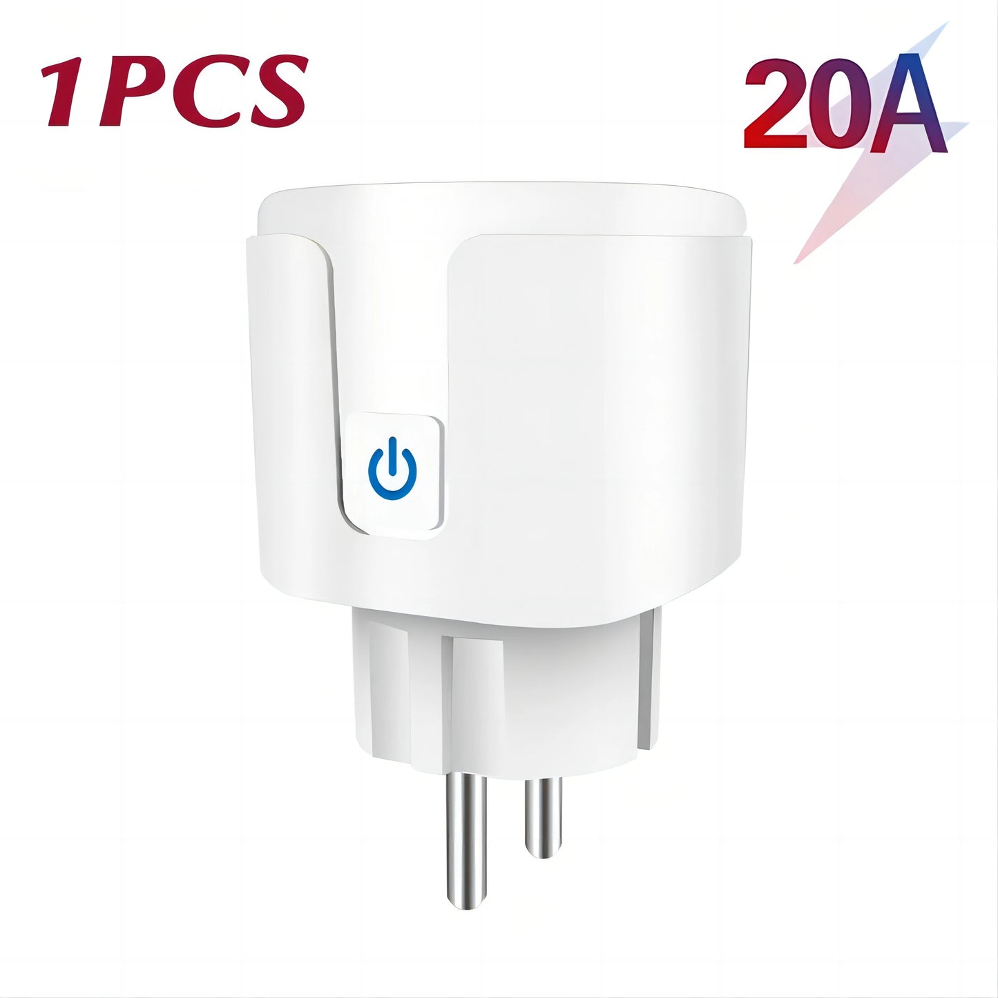 Tuya Smart Socket EU 20A Wifi Smart Plug Without Power Monitoring Smart Life APP Remote Control Support Google Assistant Alexa