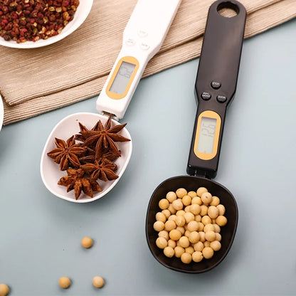 New LCD Digital Measurement Adjustable Weighing Spoon Coffee Powder Scale Baking Scale Electronic Measuring Spoon Kitchen Tools