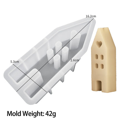 Simplicity Angel House Silicone Mold Chocolate Lollipop Cake Decor Mould Easter Rabbit Candle Resin Concrete Molds Home Decor